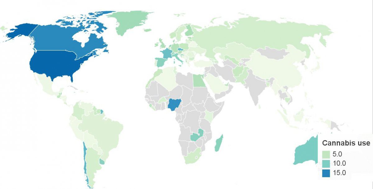 В топе стран-потребителей конопли - внезапно - оказалась Нигерия